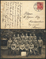 18 GERMANY: Postcard With View Of SWISS GUARDS (Germans Living In Switzerland Drafted For War), Sent From Saarbrücken To - Sonstige & Ohne Zuordnung