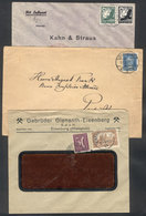 20 GERMANY: 3 Covers Sent To Brazil Between 1922 And 1939, Attractive Postages! - Sonstige & Ohne Zuordnung
