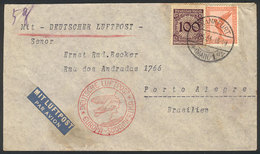 32 GERMANY: Airmail Cover Sent From Frankfurt To Brazil On 2/MAR/1934 Franked With 1.50Mk., VF Quality! - Other & Unclassified