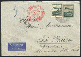41 GERMANY: Airmail Cover Sent From Berlin To Brazil In NO/1937. - Autres & Non Classés