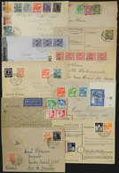 58 GERMANY: 10 Covers Sent To Brazil Between 1946 And 1949, Very Interesting, VF General Quality! - Sonstige & Ohne Zuordnung