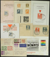 62 GERMANY: Lot Of Postal Stationeries, Cards With Special Postmarks And One Card With Imperforate Bayern Stamps (1920 I - Sonstige & Ohne Zuordnung