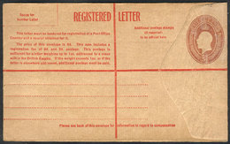 93 AUSTRALIA: 5p. Stationery Envelope For Registered Mail, Unused, Fine Quality! - Other & Unclassified