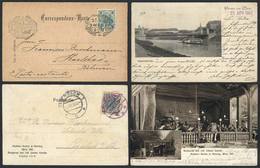 98 AUSTRIA: 2 Postcards With Nice Views, Used In 1902 And 1906, VF! - Otros & Sin Clasificación