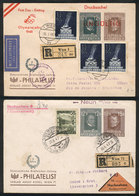 102 AUSTRIA: 2 Covers Of The Years 1947 And 1948, Interesting! - Altri & Non Classificati