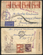 103 AUSTRIA: Airmail Cover Sent From Graz To New York In SEP/1947, Nice Postage, With Censor Marks, And Returned To Send - Otros & Sin Clasificación