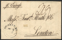 184 BRAZIL: Entire Letter Sent From RIO DE JANEIRO To London On 2/JUN/1847, VF Quality! - Sonstige & Ohne Zuordnung