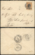 213 BRAZIL: Cover Franked By Sc.118, Sent To Rio De Janeiro On 10/FE/1898, With Interesting Backstamps: EST. DO ROCHA, E - Andere & Zonder Classificatie