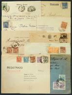 221 BRAZIL: 9 Covers / Cards Used Between 1904 And 1905 (some With Minor Defects), With Interesting Postages And Good Po - Andere & Zonder Classificatie