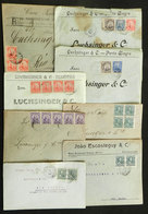 247 BRAZIL: 26 Covers Sent To Rio Grande Between 1914 And 1918, With Some Very Good Postages And Scarce Postmarks, Very  - Sonstige & Ohne Zuordnung