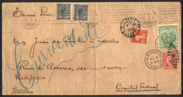 257 BRAZIL: Interesting Cover Originally Posted In Rio De Janeiro On 13/MAR/1919, With Postage And Postmarks Of: Barbado - Andere & Zonder Classificatie