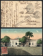 260 BRAZIL: Postcard Sent From S. Antonio (Pernambuco) To RUSSIA On 14/NO/1918, Returned To Sender With Rectangular "ACH - Other & Unclassified