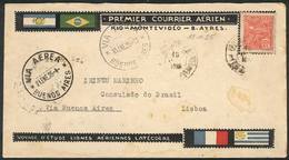 275 BRAZIL: 13/JA/1925: Experimental Flight Of Latécoère Airlines Between Rio And Buenos Aires, Cover Franked With 200Rs - Otros & Sin Clasificación