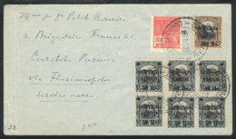 296 BRAZIL: Airmail Cover Sent From Sao Paulo To Florianopolis On 6/AP/1929, Nice Franking, VF Quality! - Andere & Zonder Classificatie