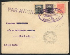 313 BRAZIL: 29/AP/1930 Recife - Natal: Cover Carried On First Airmail By C.A.B., VF Quality! - Altri & Non Classificati