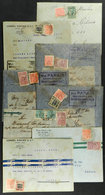 327 BRAZIL: 8 Covers Flown Between 1931 And 1932 Via PANAIR, Very Fine General Quality, Lot Of Great Interest To The Spe - Andere & Zonder Classificatie