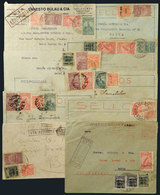 328 BRAZIL: 9 Covers Flown By AEROPOSTALE In 1931/2, Interesting Lot For The Specialist! - Sonstige & Ohne Zuordnung