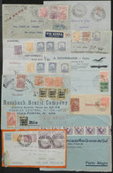 330 BRAZIL: 10 Airmail Covers Posted Between 1931 And 1937, Very Nice Postages, Fine To VF Quality! - Andere & Zonder Classificatie