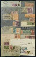 331 BRAZIL: 12 Covers Used Between 1931 And 1938 With Interesting Postages That Include Commemorative Stamps, VF General - Andere & Zonder Classificatie