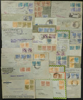 333 BRAZIL: 29 Covers Posted By Airmail Between 1931 And 1943, Some Good Postages And Postmarks, Interesting Lot For The - Andere & Zonder Classificatie