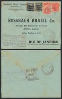 338 BRAZIL: Airmail Cover Sent From Maceio To Rio On 25/AP/1931 Via PANAIR, With Interesting Marks On Front And Reverse, - Andere & Zonder Classificatie