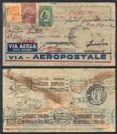 352 BRAZIL: Airmail Cover Sent From Salvador To Portugal On 12/SE/1931, And Returned To Sender With A Number Of Postal M - Andere & Zonder Classificatie