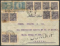 355 BRAZIL: Airmail Cover Sent From BELMONTE To Salvador On 5/NO/1931, Very Interesting! - Sonstige & Ohne Zuordnung
