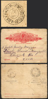 364 BRAZIL: 200Rs. Lettercard Sent From ARAXÁ To Ibicuhy (Ramal De Mangaratiba, Rio De Janeiro) On 22/JA/1932, Backstamp - Altri & Non Classificati