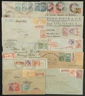 387 BRAZIL: 10 Airmail Covers Used In 1933/4, All With Nice Postages That Include RHM.C-64, VF General Quality! - Altri & Non Classificati