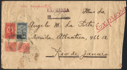 393 BRAZIL: Express Cover Sent To Rio On 11/FE/1933 With Very Nice Postage! - Altri & Non Classificati