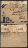 424 BRAZIL: Airmail Cover Sent From Rio To Recife On 22/AU/1936 With Interesting CENSOR Label! - Sonstige & Ohne Zuordnung