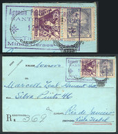 434 BRAZIL: Cover For Declared Values Sent From SANTOS DUPONT To Rio De Janeiro On 12/MAY/1937, Excellent Quality! - Sonstige & Ohne Zuordnung