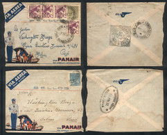 437 BRAZIL: Lot Of 24 Covers (almost All With Their Original Content) Sent To Belem (Pará) In 1937 (circa Between July A - Sonstige & Ohne Zuordnung