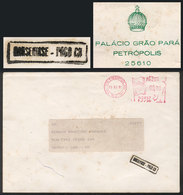 549 BRAZIL: INTERESTING DUE MARK: Cover (with Original Content) Sent From Petropolis To Uba (Minas Gerais) On 25/NO/1991 - Altri & Non Classificati