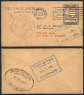 853 CANADA - NEWFOUNDLAND: 29/JA/1931 First Flight St. John's - Hampden, VF Quality! - 1908-1947