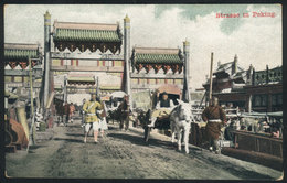 863 CHINA: PEKING: A Street View, Carts, Edited In Germany, VF Quality - Cina