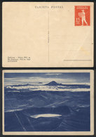 876 ECUADOR: 15c. Postal Card Illustrated On Back With View Of The Quiillota (volcano), Some Minor Defects But Of Fine A - Ecuador