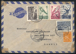 931 FINLAND: Airmail Cover Sent From Helsinki To Brazil On 3/MAR/1953 With Nice Postage! - Altri & Non Classificati