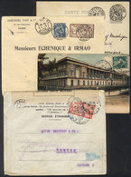 939 FRANCE: 4 Covers And Cards Used Between 1895 And 1916, Very Nice! - Altri & Non Classificati