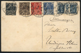 946 FRANCE: PC Sent To Germany On 29/MAY/1931, Franked With The Complete Set Sc.258/262 (Colonial Exposition), VF Qualit - Other & Unclassified