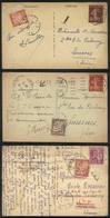 949 FRANCE: 3 Postcards Used Between 1932 And 1934, All With POSTAGE DUE Stamps, Interesting! - Sonstige & Ohne Zuordnung