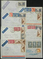 951 FRANCE: 7 Airmail Covers Sent To Brazil Between 1933 And 1935, Nice Postages, Good Opportunity! - Altri & Non Classificati
