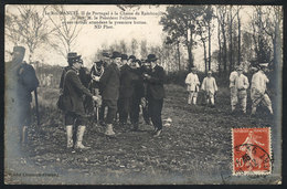 979 FRANCE: President Fallières And King Manuel II Of PORTUGAL Hunting In Rambouillet, PC Sent To Lisboa On 28/DE/1909,  - Other & Unclassified