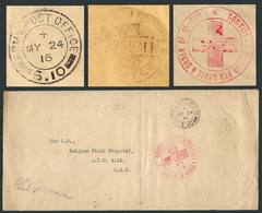 995 GREAT BRITAIN: Interesting RED CROSS Cover Posted On 24/MAY/1916 Via The Army Post, Very Interesting! - Officials