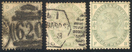 1005 GREAT BRITAIN: 3 Old Used Stamps, Average To Fine Quality, Scott Catalog Value US$700+ - Servizio