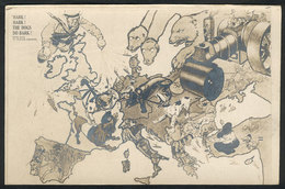 1006 GREAT BRITAIN: Caricature Of World War II, VF Quality! - Andere & Zonder Classificatie