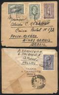 1011 GREECE: Cover Sent From Athens To Brazil On 26/DE/1947 With Nice Multicolor Postage! - Autres & Non Classés