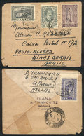 1011 GREECE: Cover Sent From Athens To Brazil On 26/DE/1947 With Nice Multicolor Postage! - Otros & Sin Clasificación