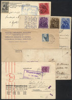 1029 HUNGARY: 5 Covers, Cards Etc. Used Between 1914 And 1940, Most Sent To Brazil, Interesting! - Sonstige & Ohne Zuordnung