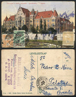 1030 HUNGARY: Postcard Sent From Kecskemét To Brazil On 19/AP/1916, Interesting! - Other & Unclassified